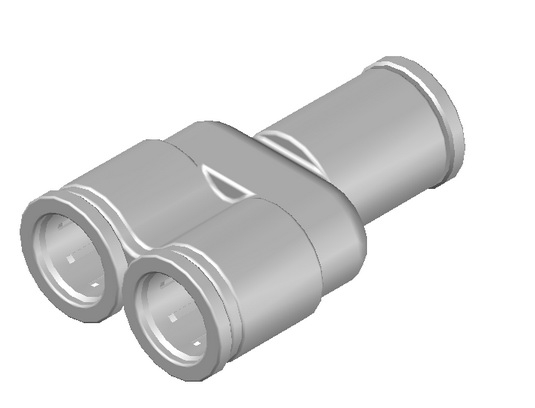 Union Y (mm)-Nickel Plated Brass